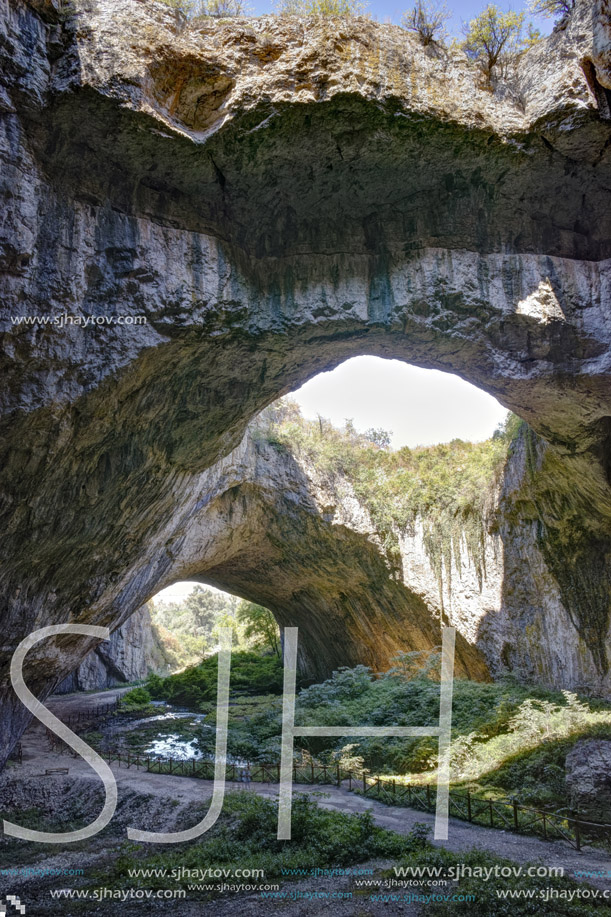 Devetashka cave interior near city of Lovech, Bulgaria