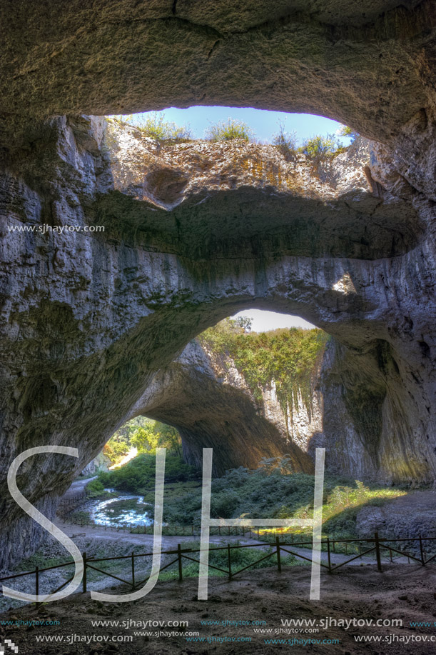 Devetashka cave interior near city of Lovech, Bulgaria