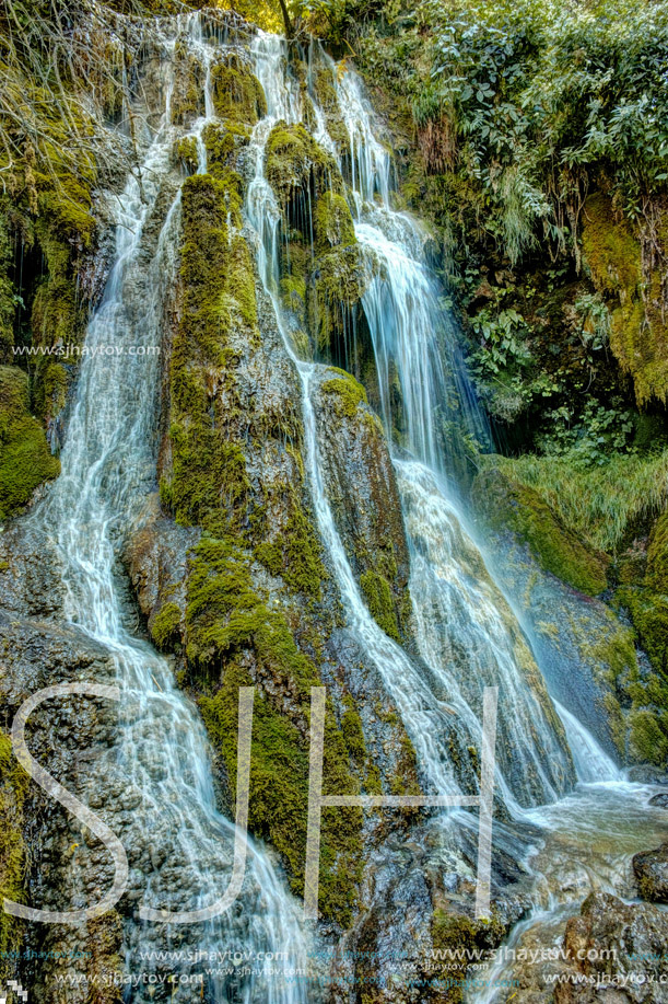 Amazing view of Krushuna Waterfalls, near the city of Lovech, Bulgaria