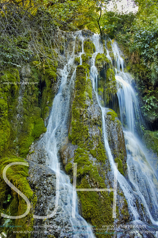 Amazing view of Krushuna Waterfalls, near the city of Lovech, Bulgaria