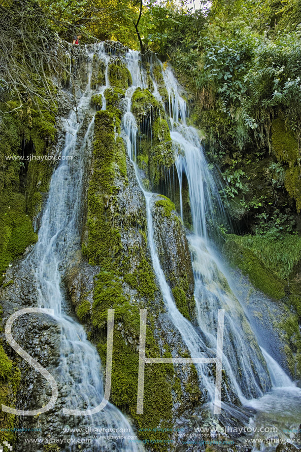 Amazing view of Krushuna Waterfalls, near the city of Lovech, Bulgaria