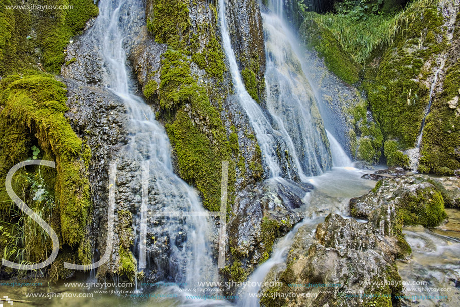 Amazing view of Krushuna Waterfalls, near the city of Lovech, Bulgaria