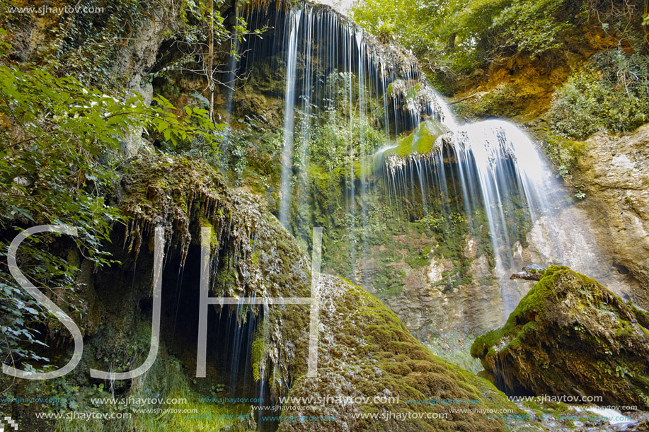 Amazing view of Krushuna Waterfalls, near the city of Lovech, Bulgaria