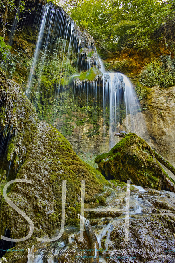 Amazing view of Krushuna Waterfalls, near the city of Lovech, Bulgaria