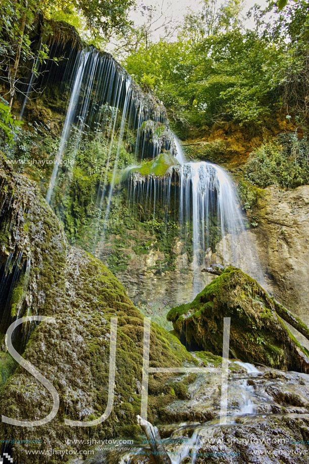 Amazing view of Krushuna Waterfalls, near the city of Lovech, Bulgaria