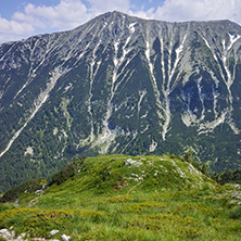 Green hils of Todorka peak, Pirin Mountain, Bulgaria