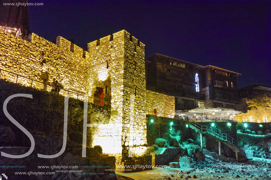 A reconstructed gate part of Sozopol ancient fortifications, Bulgaria