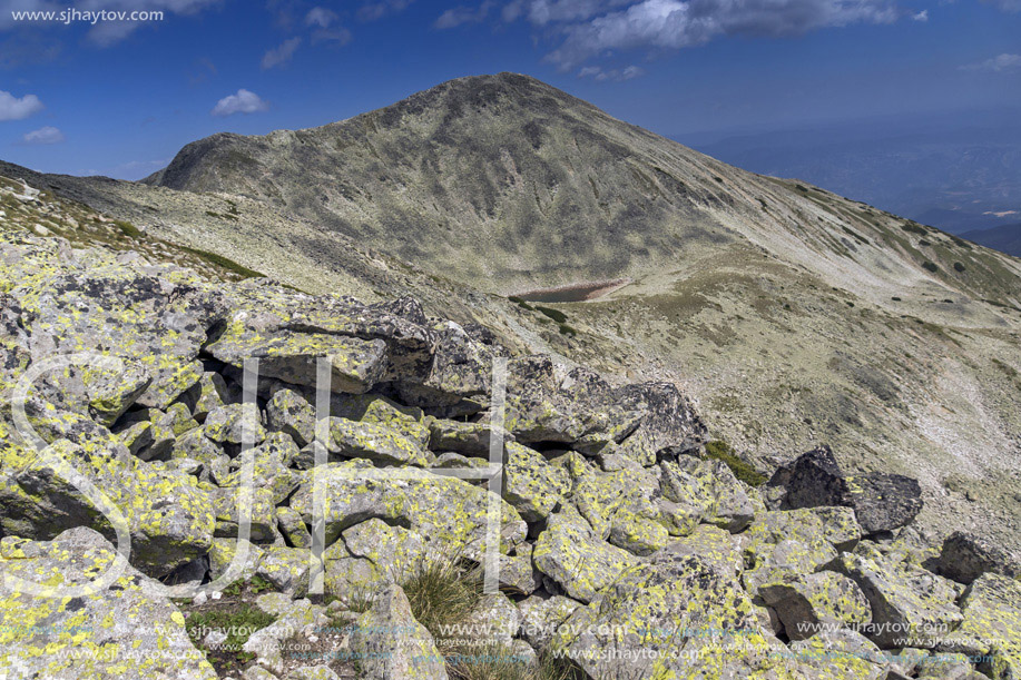 Polezhan peak and Upper Polezhansko lake, Pirin Mountain, Bulgaria