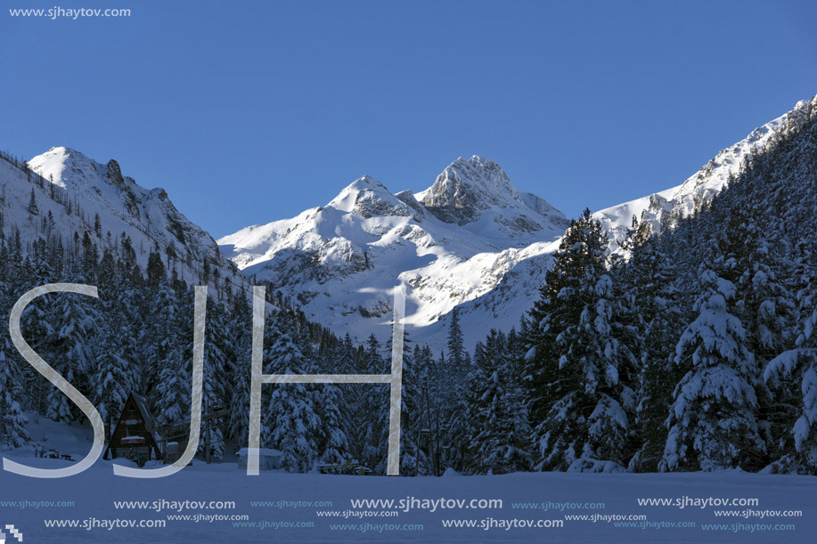 Amazing panorama of Malyovitsa peak, Rila Mountain, Bulgaria