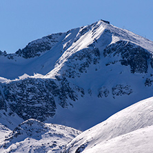 Snowy Rocks of Musala peak, Rila Mountain, Bulgaria