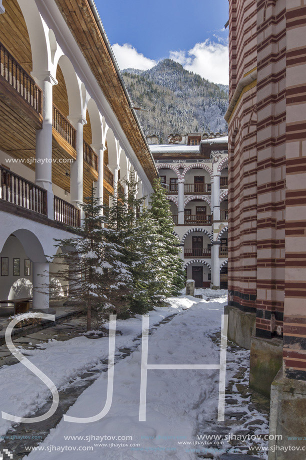 Medieval Building of Rila Monastery, Kyustendil Region, Bulgaria