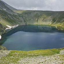The Eye lake before storm, The Seven Rila Lakes, Bulgaria