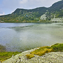Amazing landscape of The Fish Lake, The Seven Rila Lakes, Bulgaria