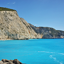 Blue Waters of Porto Katsiki Beach, Lefkada, Ionian Islands, Greece