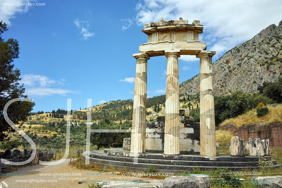 Athena Pronaia Sanctuary at Delphi, Central Greece