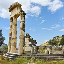 Athena Pronaia Sanctuary at Delphi, Central Greece