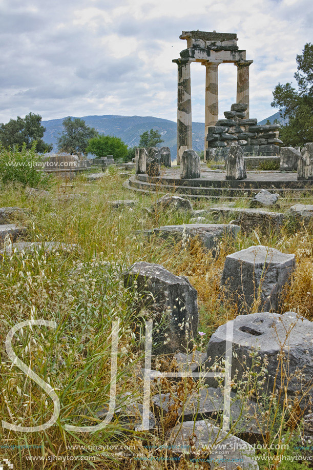 Athena Pronaia Sanctuary at Delphi, Central Greece