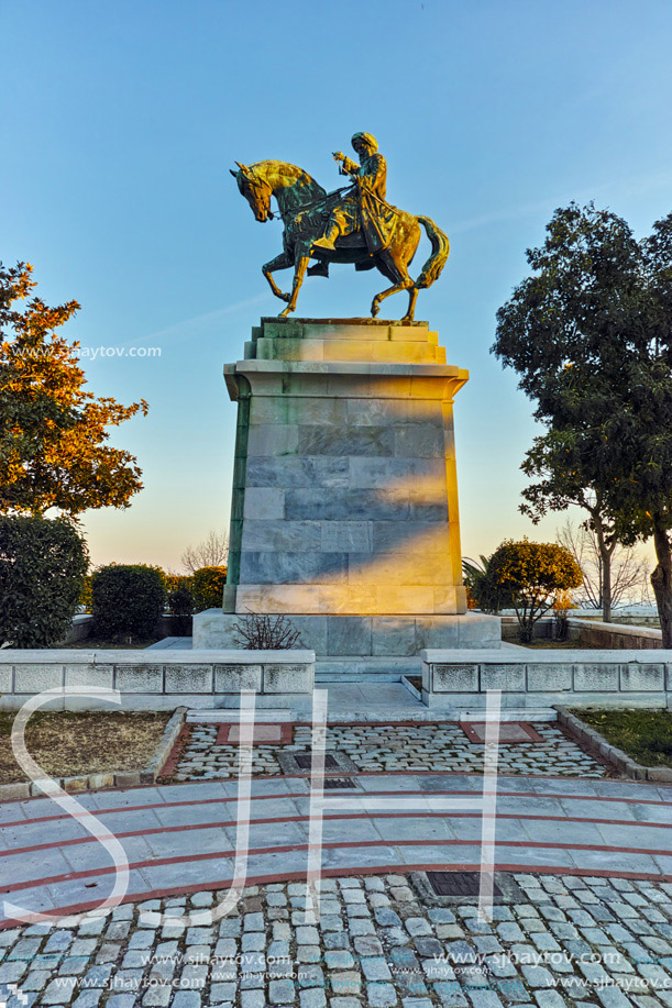 Muhammad Ali of Egypt monument in Kavala, East Macedonia and Thrace, Greece