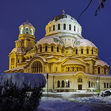 Amazing Night photo of Alexander Nevsky Cathedral, Sofia, Bulgaria