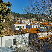 Panoramic view of old town of Xanthi, East Macedonia and Thrace, Greece
