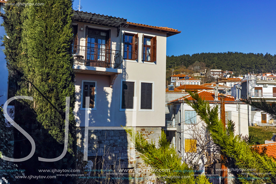 Amazing view of old town of Xanthi, East Macedonia and Thrace, Greece