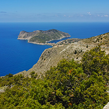 Amazing panorama to Assos village, Kefalonia, Ionian Islands, Greece