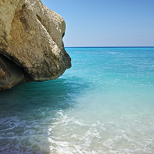 Rocks at Myrtos Beach, Kefalonia, Ionian Islands, Greece