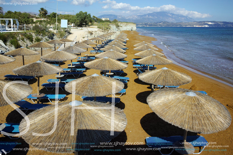 Amazing Panorama of xsi beach, Kefalonia, Ionian Islands, Greece