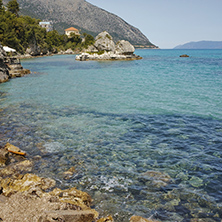 Small Bay and stony beach, Kefalonia, Ionian islands, Greece