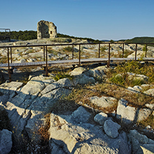 Tower in The ancient Thracian city of Perperikon, Kardzhali Region, Bulgaria