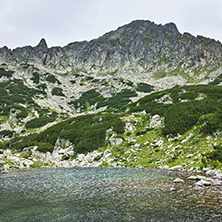 Amazing view of Dzhano peak and Samodivski Lakes, Pirin mountain, Bulgaria