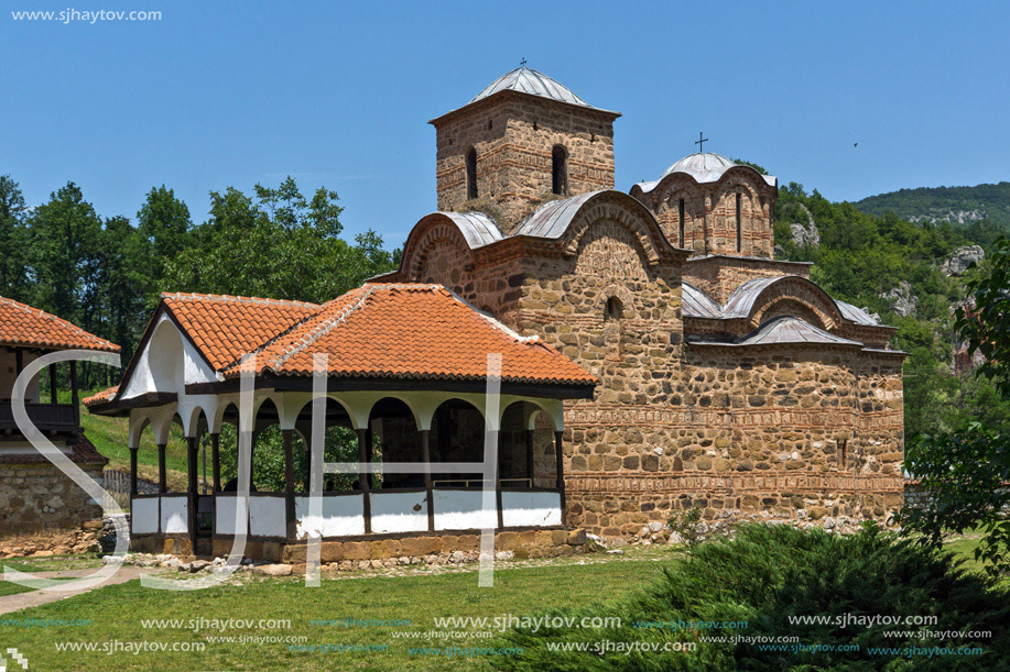 Church from the fourteenth century in Poganovo Monastery of St. John the Theologian, Serbia