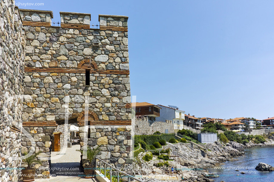 ancient fortifications and old town of Sozopol, Burgas Region, Bulgaria