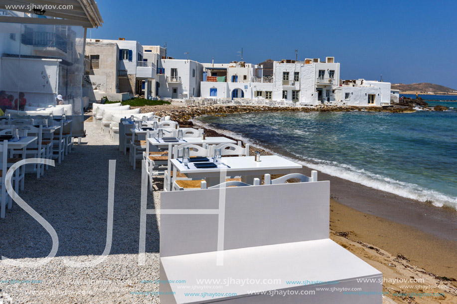 Bay in Naoussa town, Paros island, Cyclades, Greece