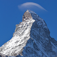 Amazing landscape of Matterhorn from Zermatt, Alps, Switzerland