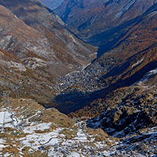 Panoramic view to Zermatt Resort, Alps, Canton of Valais, Switzerland