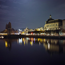 Amazing Night photos of City of Lucern and Reuss River, Canton of Lucerne, Switzerland