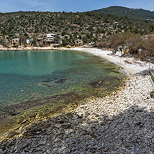 Panoramic view to village of Aliki,Thassos island,  East Macedonia and Thrace, Greece