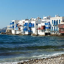 Little Venice at Mykonos, Cyclades Islands, Greece