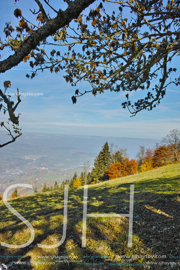 Amazing autumn Panorama near mount Rigi, Alps, Switzerland