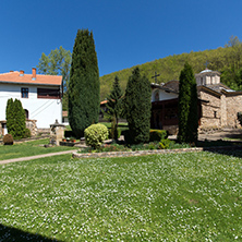 Panoramic view of Temski monastery St. George, Pirot Region, Republic of Serbia