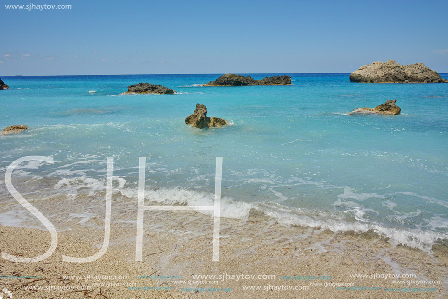 Amazing view of Katisma Beach, Lefkada, Ionian Islands, Greece