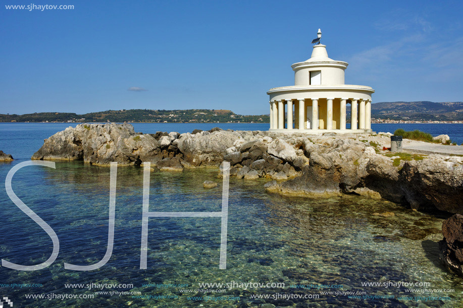 Amazing Landscape of Lighthouse of St. Theodore at Argostoli, Kefalonia, Ionian islands, Greece
