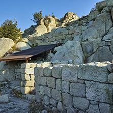 Panoramic view of The ancient Thracian city of Perperikon, Kardzhali Region, Bulgaria