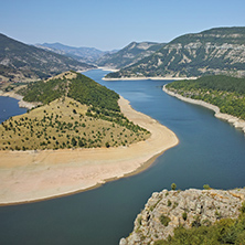 Amazing view of Arda River and Kardzhali Reservoir, Bulgaria