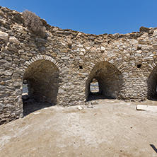 Inside view of Venetian fortress in Naoussa town, Paros island, Cyclades, Greece
