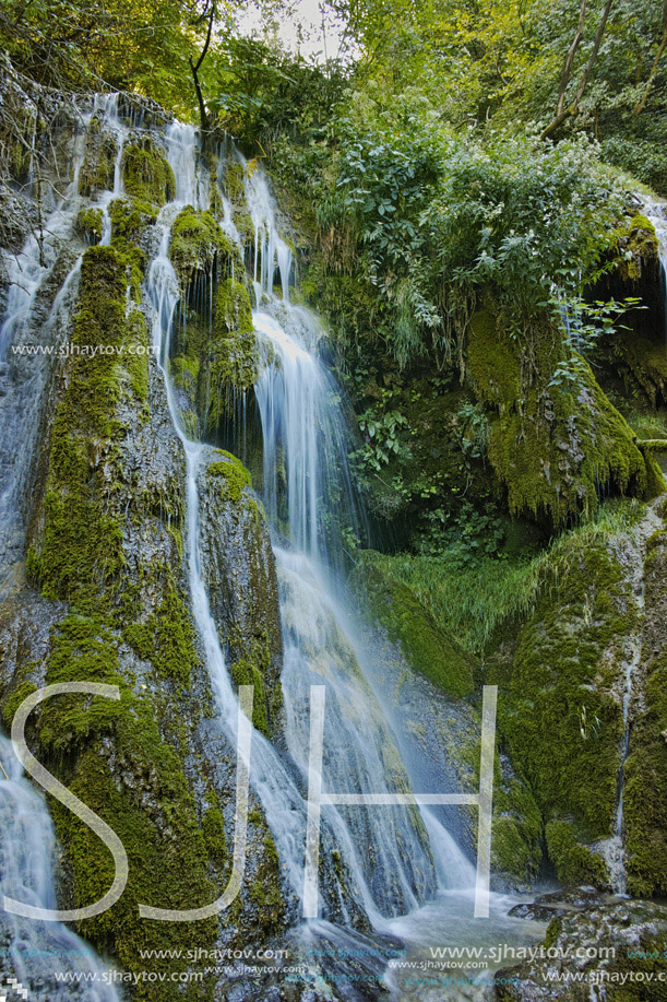 Amazing view of Krushuna Waterfalls, near the city of Lovech, Bulgaria