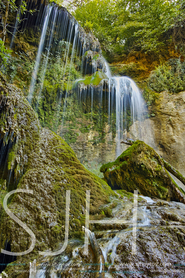 Amazing view of Krushuna Waterfalls, near the city of Lovech, Bulgaria