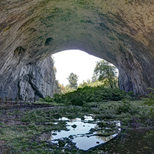 Devetashka cave interior near city of Lovech, Bulgaria