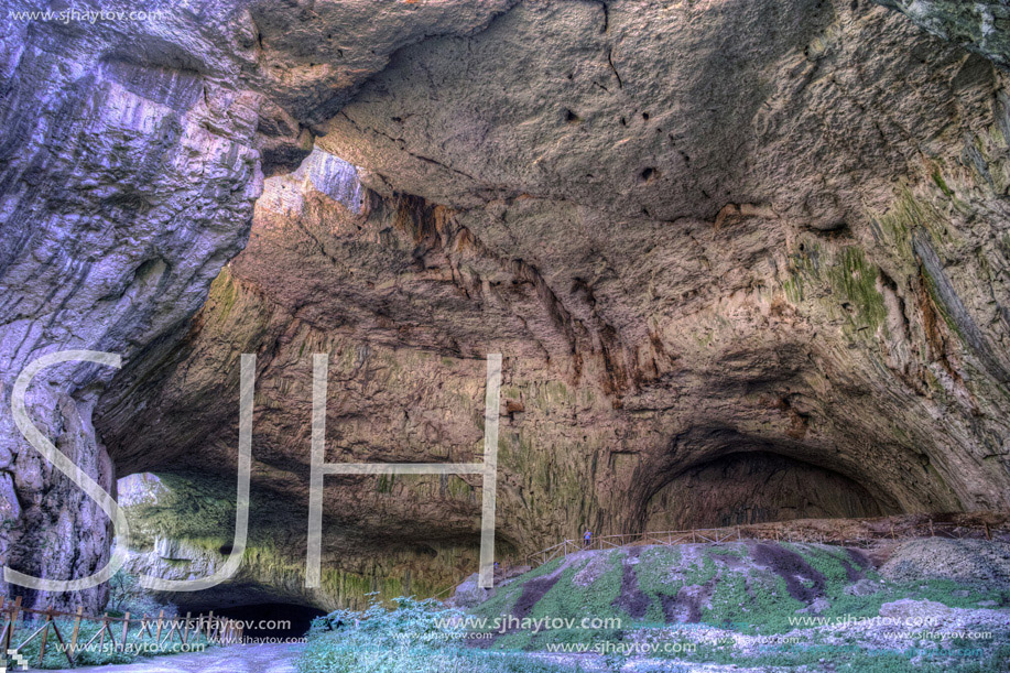 Devetashka cave interior near city of Lovech, Bulgaria